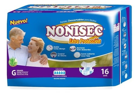 Pañales anatómicos NONISEC — Extraproteccion