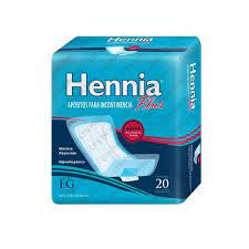 Apósitos y refuerzo de pañal HENNIA — Aposito Incontinecia Plus X 20