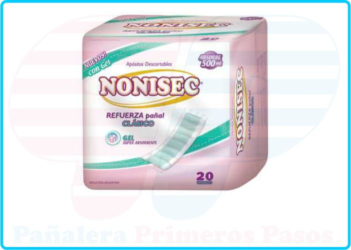 Apósitos y refuerzo de pañal NONISEC — Refuerza Pañal Clasico X 20
