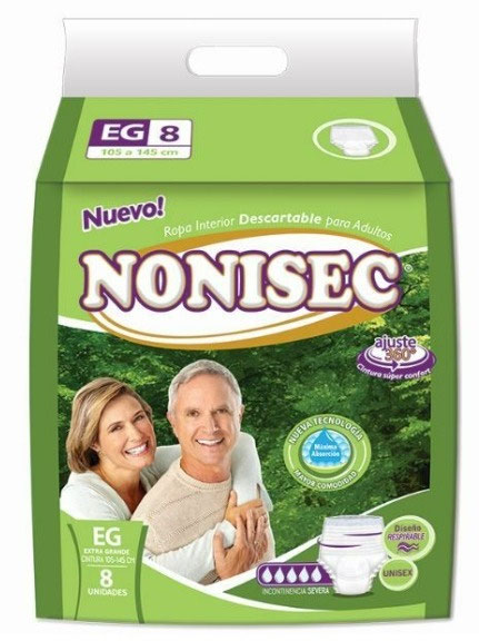 Ropa interior descartable NONISEC Bombacha Xg
