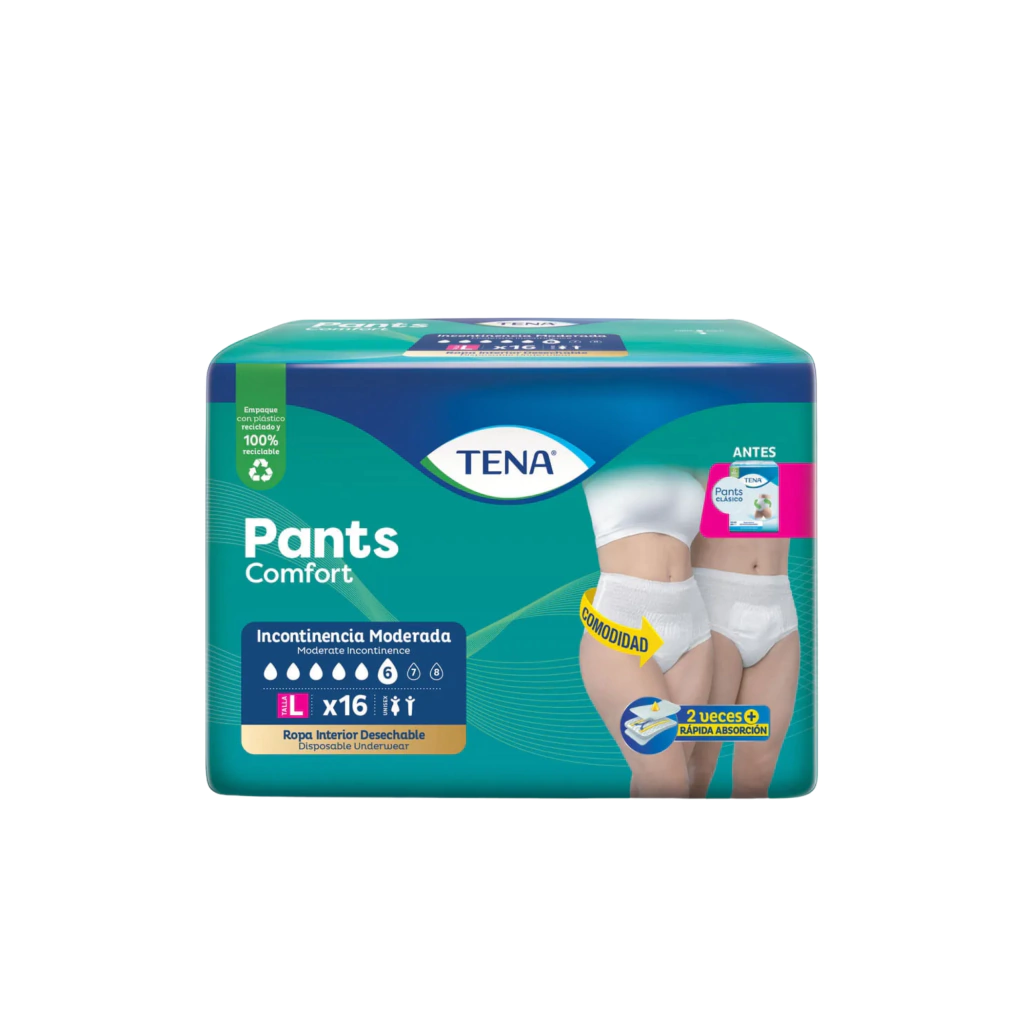 Ropa interior descartable Tena Clasica l X 16
