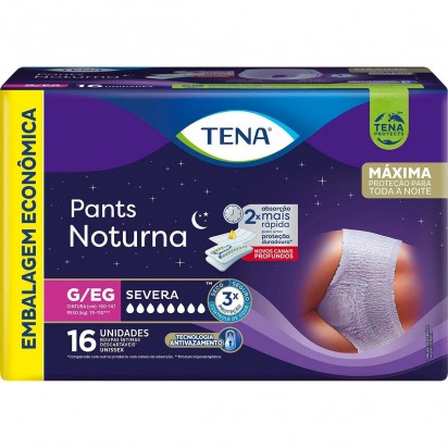 Ropa interior descartable Tena Pant Night X 16 Gxg
