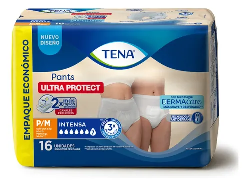 Ropa interior descartable Tena Ultraprotec P/M X 16
