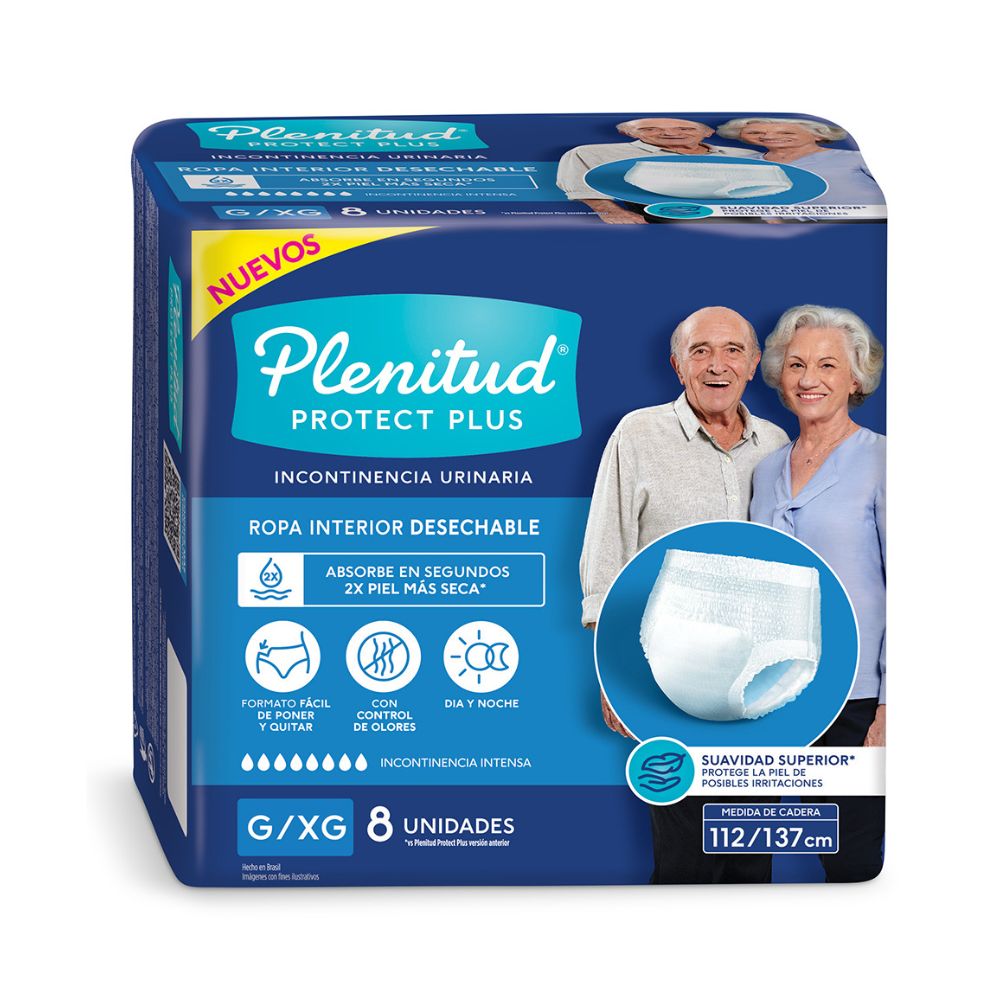 Ropa interior descartable PLENITUD — Unisex Gxg X 8