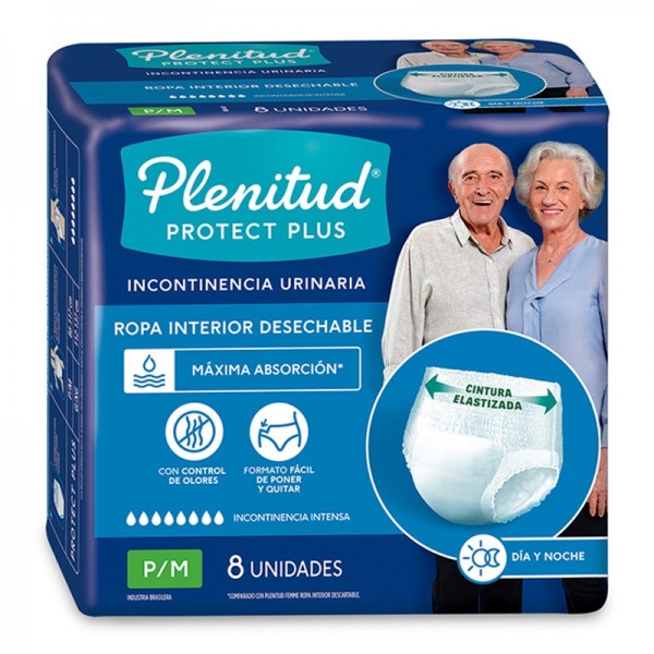 Ropa interior descartable PLENITUD — Unisex Pm X 8
