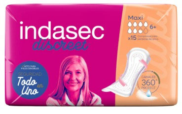 Toallas para incontinencia IG ///  INDASEC — Inda Maxi 6 X 15
