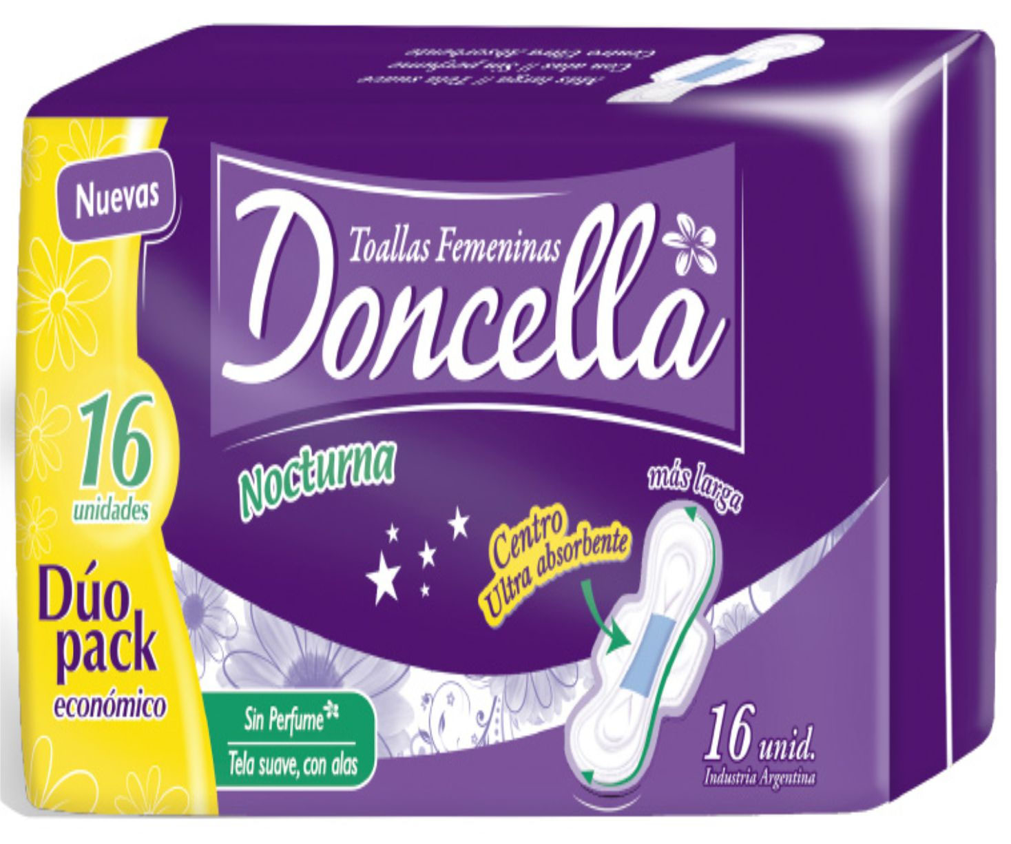 Toallas para incontinencia DONCELLA — Toalla Nocturna X 6 Pack