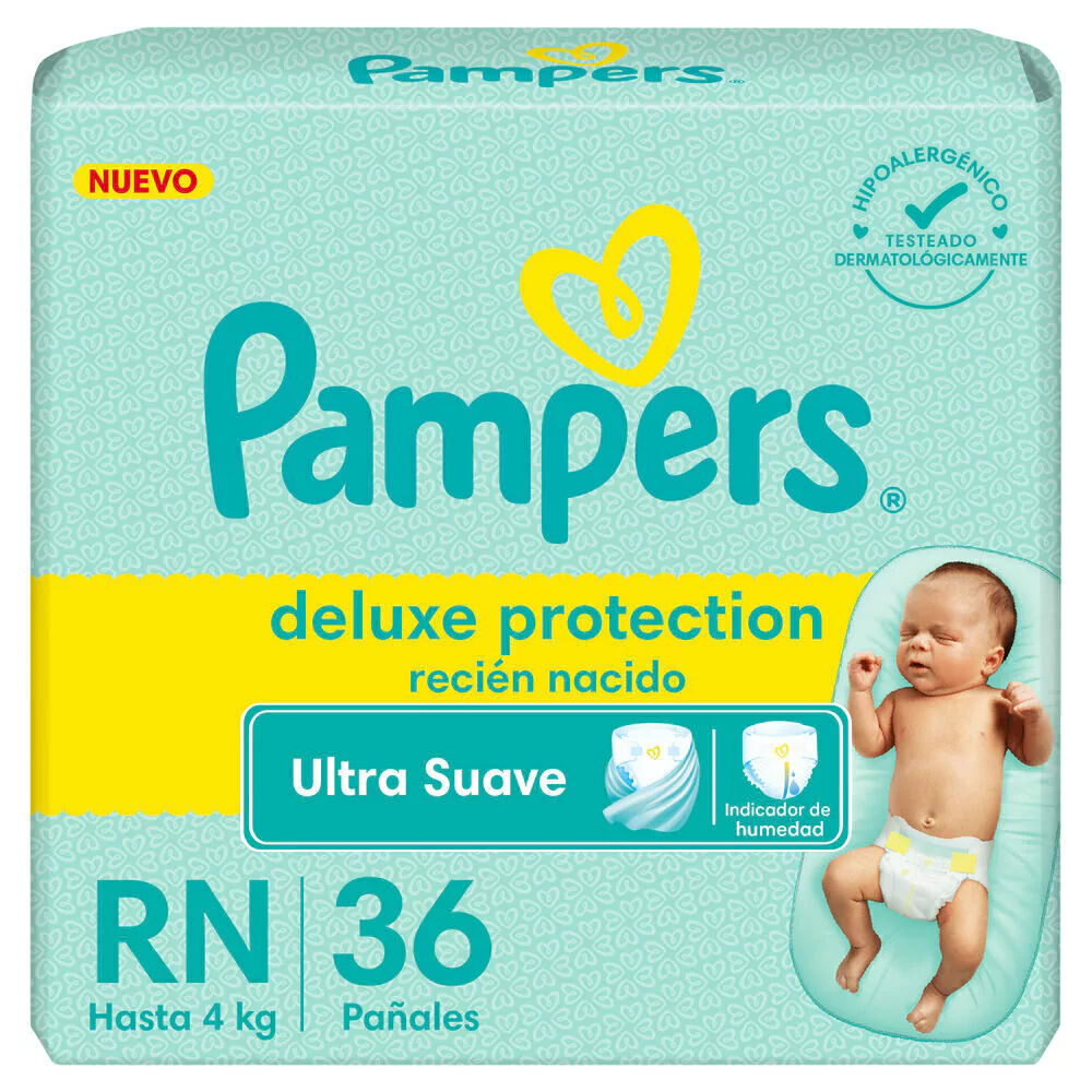Pampers Premium Rn Talle 4 X 36 ( 2 A 4,5 Kg)