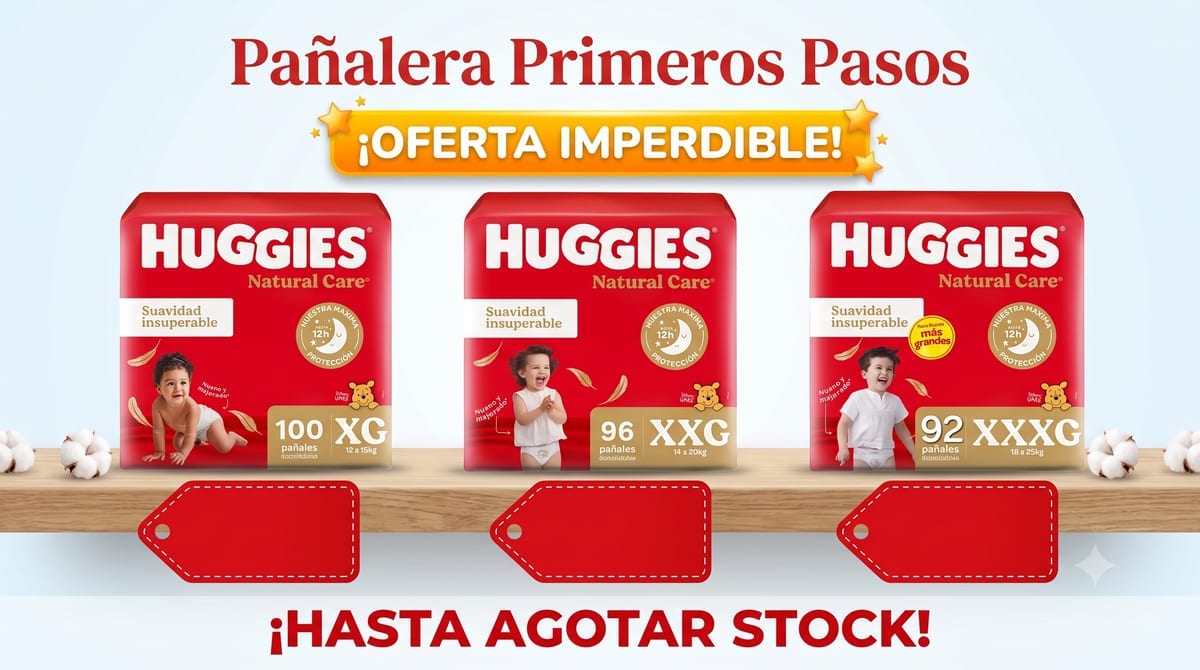 Oferta del mes — Pañalera Primeros Pasos